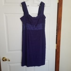 Jones New York Purple Ribbon Dress